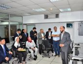 مركز التنبؤ بالفيضان يستقبل وفد صينى للتعرف على تكنولوجيا إدارة الموارد المائية