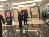 صور..  أبو هشيمة يحضر مباراة الاوليمبي وكوت ديفوار بنهائي امم افريقيا 