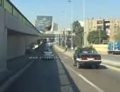 فيديو.. الحركة المرورية أعلى كوبرى أكتوبر المتجه من مدينة نصر للمهندسين