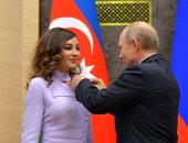 بوتين يمنح زوجة رئيس أذربيجان أعلى وسام روسى