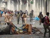 اشتباكات وأعمال عنف فى مظاهرات العراق بين المتظاهرين وقوات الامن