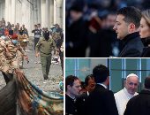 صور.. العالم هذا المساء.. الرئيس الأوكرانى وزوجته يشاركان فى إحياء ذكرى ضحايا "هولودومور".. اشتباكات وأعمال عنف فى مظاهرات بالعراق.. بابا الفاتيكان يصل طوكيو فى أول زيارة بابوية لليابان منذ 38 عاما