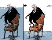 كاريكاتير الصحف السعودية.. كرسى نتنياهو يغرق فى الفساد