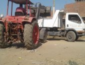 رفع 110 أطنان قمامة ومخلفات صلبة من شوارع القرى بسوهاج