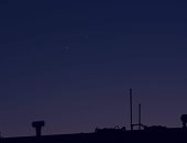 صور.. جمعية فلكية ترصد اقتران كوكب الزهرة وملك الكواكب بسماء الوطن العربى