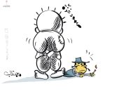 كاريكاتير صحيفة كويتية.. غزة صامدة فى وجه وحشية الاحتلال