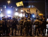 أنصار حزب الله يعتدون على المتظاهرين فى بيروت والجيش يتدخل