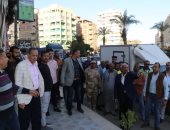 محافظ السويس يتفقد شوارع الملاحة والزراير وطريق الخدمة والموقف الإقليمى