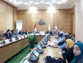 لجنة تقييم مسابقة أفضل جامعة فى تطوير العشوائيات تزور جامعة بنها 