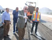 محافظ جنوب سيناء يتفقد الإنشاءات بمدينة السلام