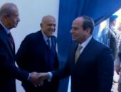 شاهد.. لحظة وصول السيسي لمقر افتتاح عدد من المشروعات القومية فى بورسعيد