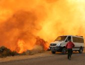 صور.. اندلاع حريق هائل فى غابة لوس بادريس بولاية كاليفورنيا الأمريكية