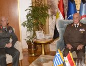الفريق محمد فريد يلتقي قائد القوات البرية اليونانية
