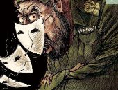 كاريكاتير الصحف السعودية.. الحرس الثورى يغير أقنعته أمام العالم العربى