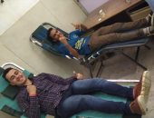 طلاب كلية صيدلة بنين جامعة الأزهر يطلقون حملة للتبرع بالدم