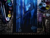 "منار" تشارك "صحافة المواطن" بلوحات فنية لموهبتها فى الرسم