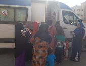 193 سيدة ينتفعن من خدمات تنظيم الأسرة بقافلة طبية  فى العاشر من رمضان