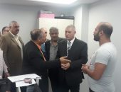 صور ...رئيس مصلحة الجمارك يقوم بزيارة تفقدية لجمارك بورسعيد