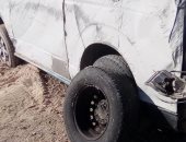 إصابة 10 أشخاص فى حادث انقلاب سيارة بأسيوط