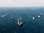 روسيا والصين وإيران تبدأ مناورات بحرية فى المحيط الهندى