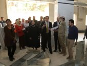 وزير التعليم العالى يتفقد أعمال تطوير مستشفى الاستقبال والطوارئ بقصر العينى