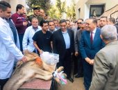 صور.. بيطرى الشرقية: ترقيم و علاج 165 رأس فى قافلة علاجية