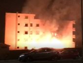 السيطرة على حريق هائل بأحد المحلات بمدينة شريين