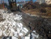 صور.. إزالة تعديات على مساحة 13140 مترًا من أراضى الدولة بالبحيرة