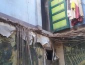 مصرع سيدة وإصابة زوجها إثر انهيار سقف منزلهما بأسيوط