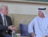 صور.. رئيس اتحاد سباقات الهجن بدولة الإمارات يستقبل محافظ جنوب سيناء بأبو ظبى