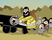 كاريكاتير إماراتى.. جرائم مليشيا الحوثى مع الأطفال فى اليمن
