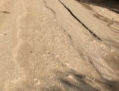 قارئ يطلب بإعادة رصف الطريق بحدائق الأهرام
