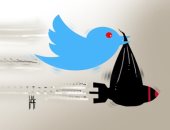 كاريكاتير الصحف الإماراتية.. تويتر يفجر الشائعات على مواقع التواصل الاجتماعى 