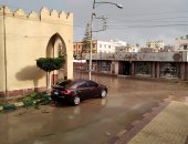 صور.. هطول أمطار متوسطة على عدد من مدن كفر الشيخ
