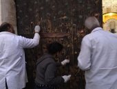 آثار الإسكندرية : انتهاء 75% لأعمال ترميم الأبواب الرئيسية بقلعة قايتباى