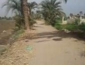 شكوى من عدم رصف الطريق الرابط بين قريتى السلسلة وبهنسا بمحافظة المنيا