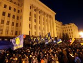 مظاهرات حاشدة فى أوكرانيا قبل لقاء زيلينسكى وبوتين بقمة نورماندى