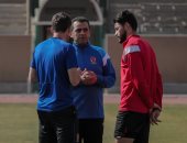 ياسر إبراهيم ينتظم فى تدريبات الأهلى بعد مباراة الاتحاد السكندرى