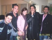 صورة من 14 سنة تجمع تامر حسنى وإدوارد وشذى