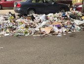 شكوى من انتشار القمامة بشارع دمشق بالمهندسين