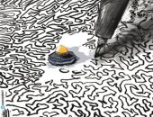 كاريكاتير صحيفة أردنية.. حصار إسرائيل للمسجد الأقصى