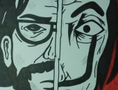 قارئ يشارك برسومات فنية.. ويؤكد: بحب الرسم من الطفولة