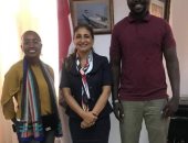 سفيرة مصر بالسنغال تستقبل مجموعة من شباب السنغال المشارك فى منتدى شباب العالم