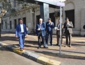 محافظ الجيزة يقود أعمال شفط مياه الأمطار من المحاور والطرق والكبارى