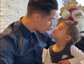 كريستيانو رونالدو وابنته على "إنستجرام" يحقق 24 مليون مشاهدة.. فيديو