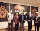 جولة تفقدية لوزير الموارد المائية والرى بالمركز الثقافى الإفريقى فى أسوان