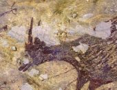 باحثون يكتشفون أقدم عمل فنى فى التاريخ يجسد مطاردة بين أشباه بشر وحيوانات
