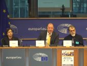 نشأت الديهى يستعرض فى البرلمان الأوربى مشروعات مصر التنموية فى عهد السيسى 