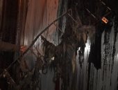 صور .. العثور على هيكل معدنى فى مخلفات الصرف الصحى بعد نوة " قاسم" بالاسكندرية 