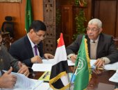 نائب رئيس جامعة المنوفية للدراسات العليا يرأس اجتماع لجنة وحدة حساب البحوث العلمية